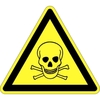 Symbol 302 dreieckig Selbstklebend - "Giftige Stoffe"